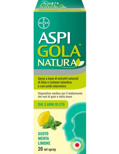 Aspi Gola Natura Spray Menta e Limone