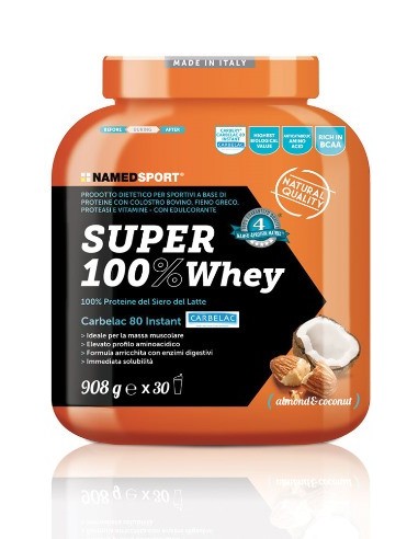 Super 100% Whey Named Sport gusto Almond & Coconut