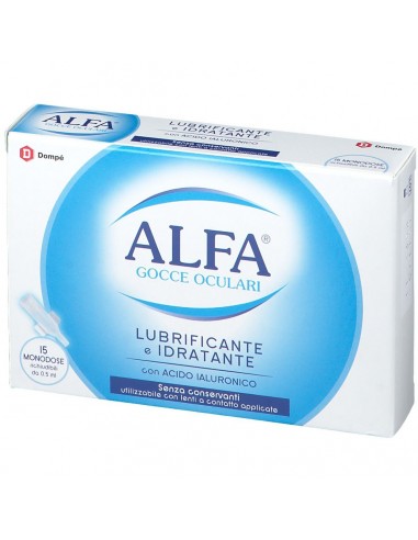 Collirio Alfa Lubrificante e Idratante - 15 Flaconcini Monodose