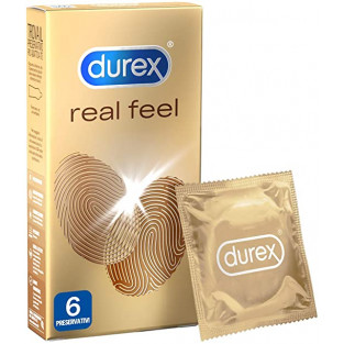 Durex Real Feel - 6 preservativi