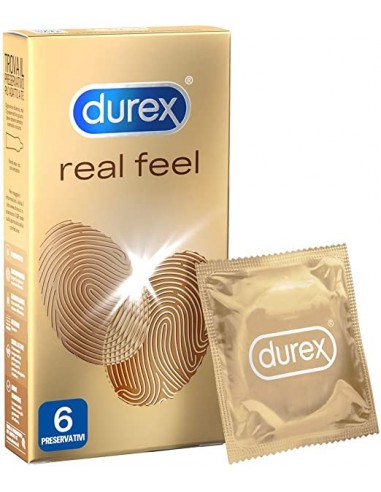 Durex Real Feel - 6 preservativi