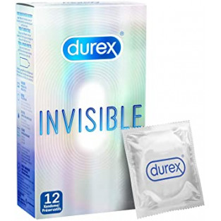 Durex Invisible - 12 Profilattici Ultra Sottili