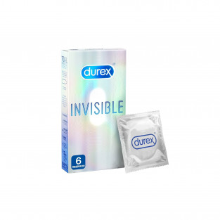 Durex Invisible - 6 Profilattici Ultra Sottili
