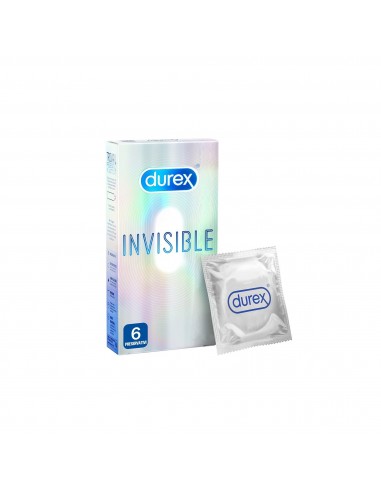 Durex Invisible - 6 Profilattici Ultra Sottili