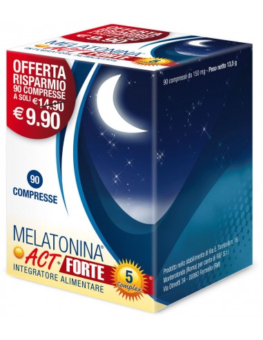 Melatonina Act + Forte - 90 Compresse