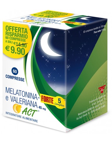 Melatonina Act + Valeriana 5 Forte