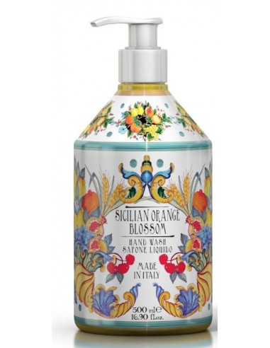 Le Maioliche Sapone Liquido Sicilian Orange Blossom - Flacone 500 Ml