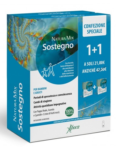 Natura Mix Advanced Sostegno Aboca - 10 + 10 Flaconcini