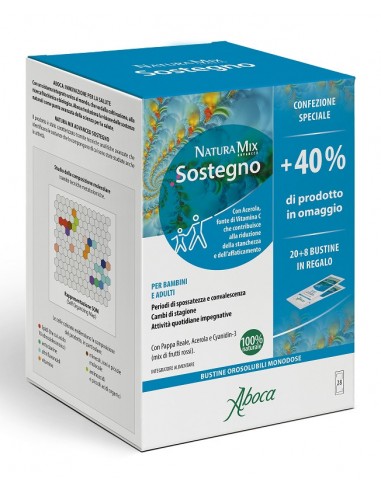 Aboca Natura Mix Advanced Sostegno - 28 Bustine Orosolubili