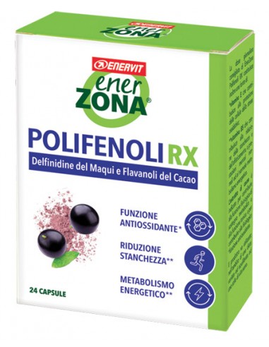 Integratore Antiossidante Polifenoli RX Enerzona - 24 capsule