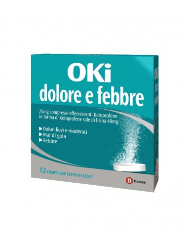 Oki Dolore e Febbre - 12 Compresse Effervescente