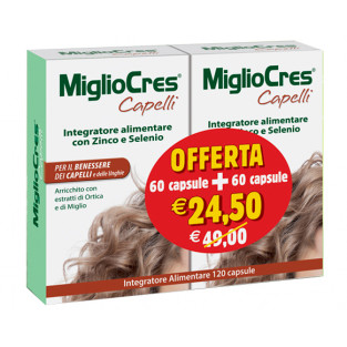 MiglioCres Capelli 60 + 60 Capsule