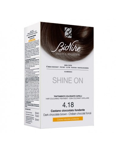 Colorazione Bionike Shine On - Castano cioccolato fondente 4.18