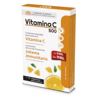 Sanavita Vitamina C Masticabile - Doppia confezione