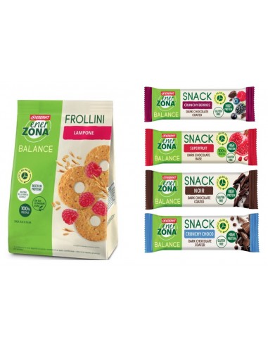 Promo Pack Enerzona: Frollino al Lampone + 4 Snack Balance