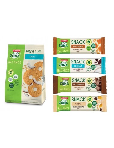 Promo Pack Enerzona: Frollino al Cocco + 4 Snack Balance