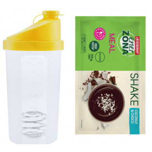 Kit Enerzona Meal Shake Coconut e Choco + Shaker