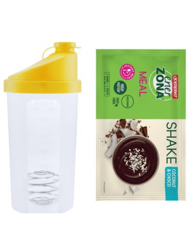 Kit Enerzona Meal Shake Coconut e Choco + Shaker