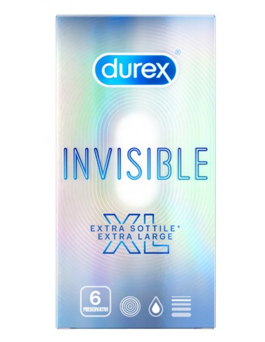 Durex Invisible XL - 6 Profilattici