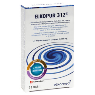Zeolite Elkopur 312 - 60 Capsule