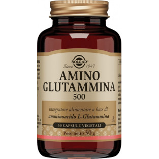 Amino Glutammina 500 Solgar - 50 capsule