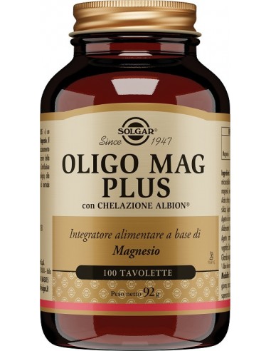 Oligo Mag Plus Solgar - 100 tavolette