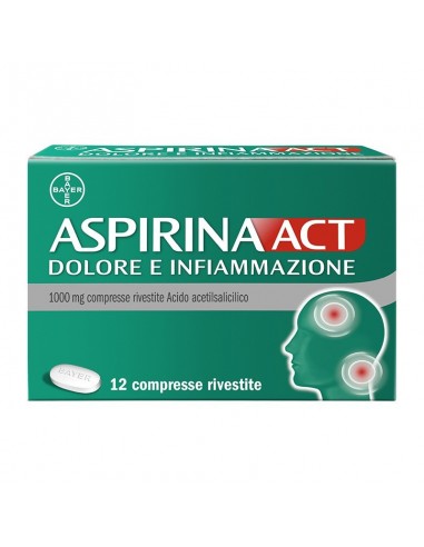 Aspirina Act Dolore e Infiammazione - 12 Compresse