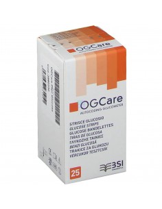 Ogcare Strisce Misurazione Glicemia - 25 Pezzi