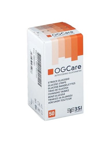 Ogcare Strisce Misurazione Glicemia - 50 Pezzi