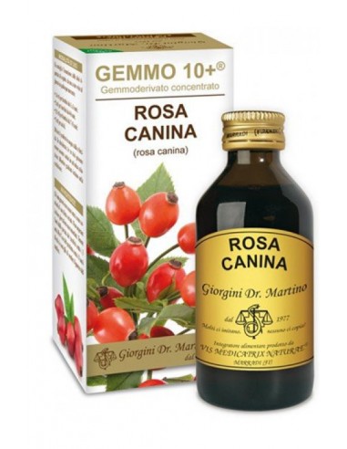 Gemmo 10+ Rosa Canina -100 Ml Liquido Analcolico 