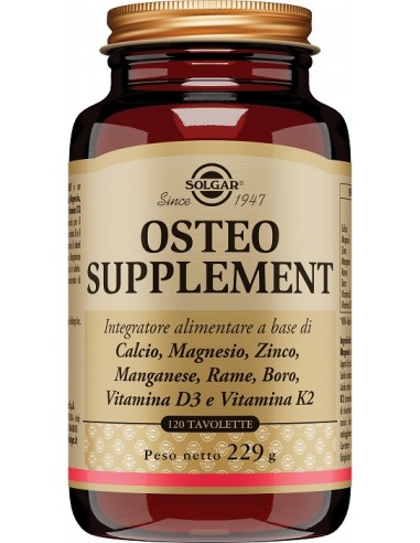 Osteo Supplement Solgar - 120 tavolette