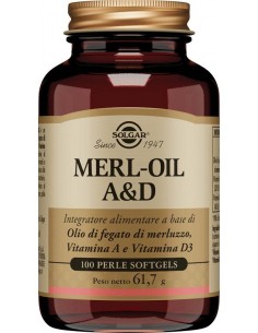 Merl Oil A&D - 100 Perle Softgels