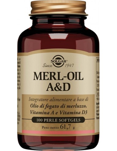 Merl Oil A&D - 100 Perle Softgels