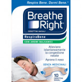 Breathe Right Cerotti Nasali Balsamici Adulti - 10 bretelline