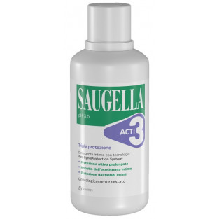 Saugella Acti 3 Detergente Intimo - Flacone 500 ml
