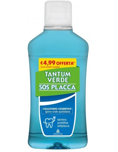 Tantum Verde Collutorio Sos Placca - Flacone 500 ml