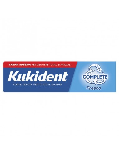 Kukident Complete Fresco Crema Adesiva Dentiera - 47g