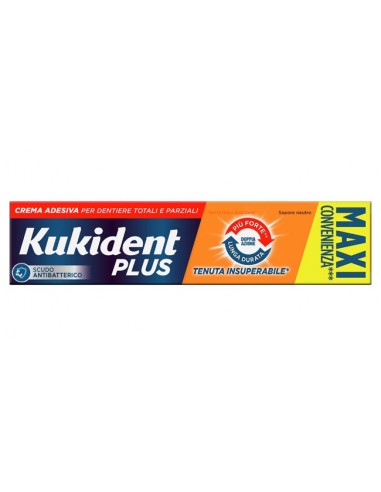 Crema adesiva Doppia Azione Kukident - 65 g