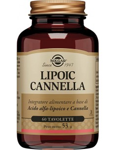 Lipoic Cannella Solgar - 60 tavolette