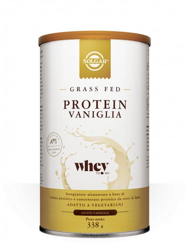 Protein Vaniglia Solgar - Barattolo 338 g