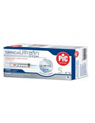 Pic Ultrafin Siringhe - 10 pezzi da 5 ml