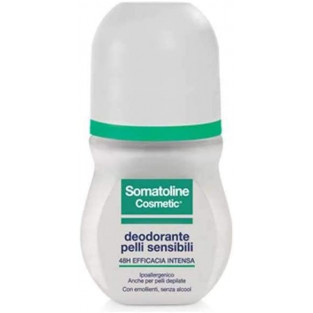 Deodorante roll-on Somatoline per pelli sensibili - 50 ml