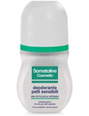 Deodorante roll-on Somatoline per pelli sensibili - 50 ml