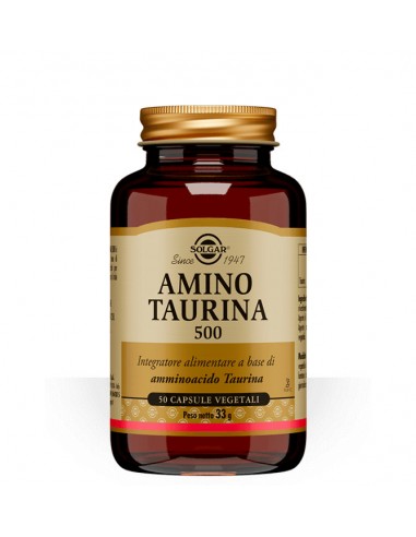 Amino Taurina 500 Solgar - 50 capsule