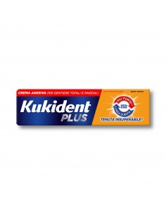 Crema adesiva Doppia Azione Kukident - 2 pezzi