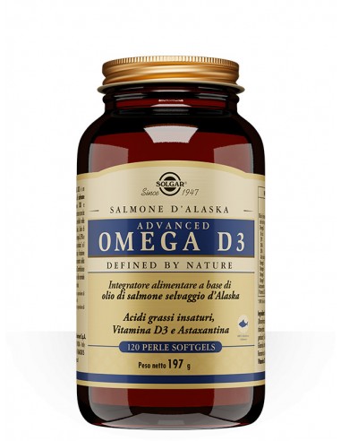 Advanced Omega D3 Solgar - 120 perle