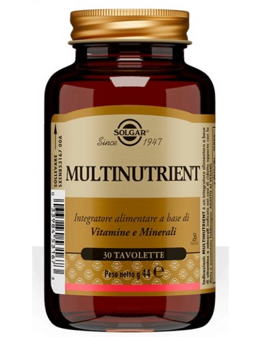 Solgar Multinutrient - 30 tavolette