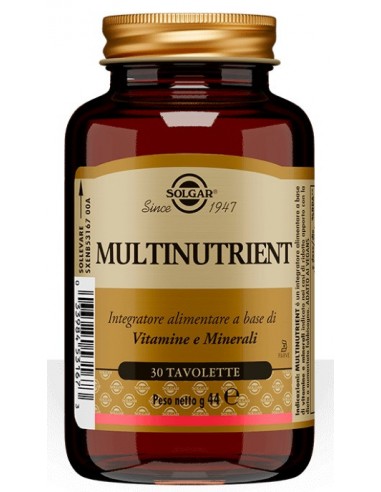 Solgar Multinutrient - 30 tavolette