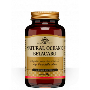 Natural Oceanic Betacaro Solgar - 60 Perle