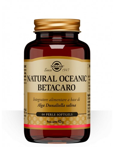 Natural Oceanic Betacaro Solgar - 60 Perle